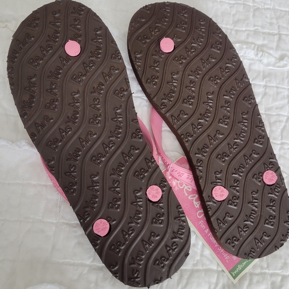 Don't Drink & Dial Flip Flops Sandals M 7-8 NWT Be As You Are - Picture 6 of 10